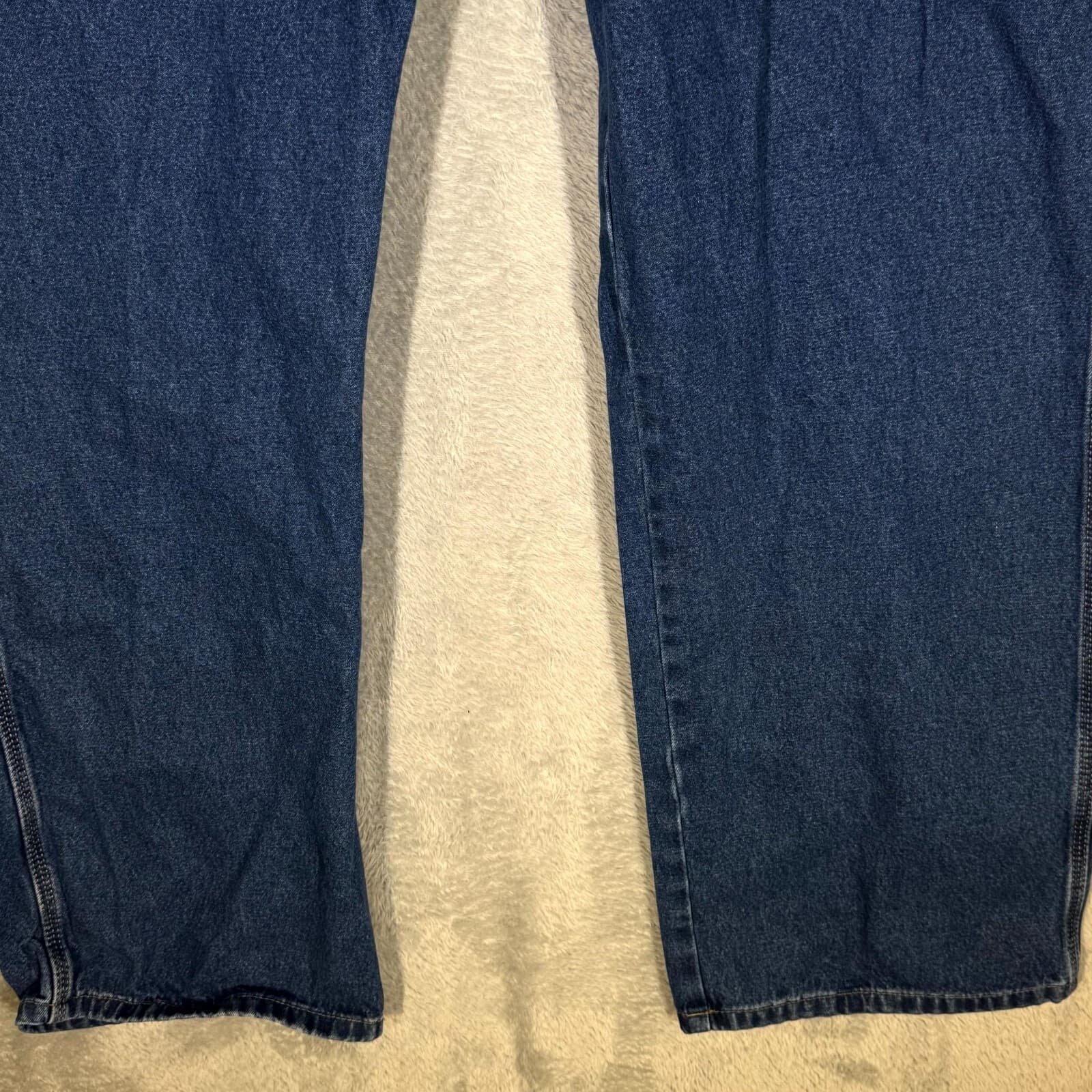 Dickies Carpenter Jeans Mens 42x32 Blue Denim Relaxed Fit Straight Leg - Thumbnail 5