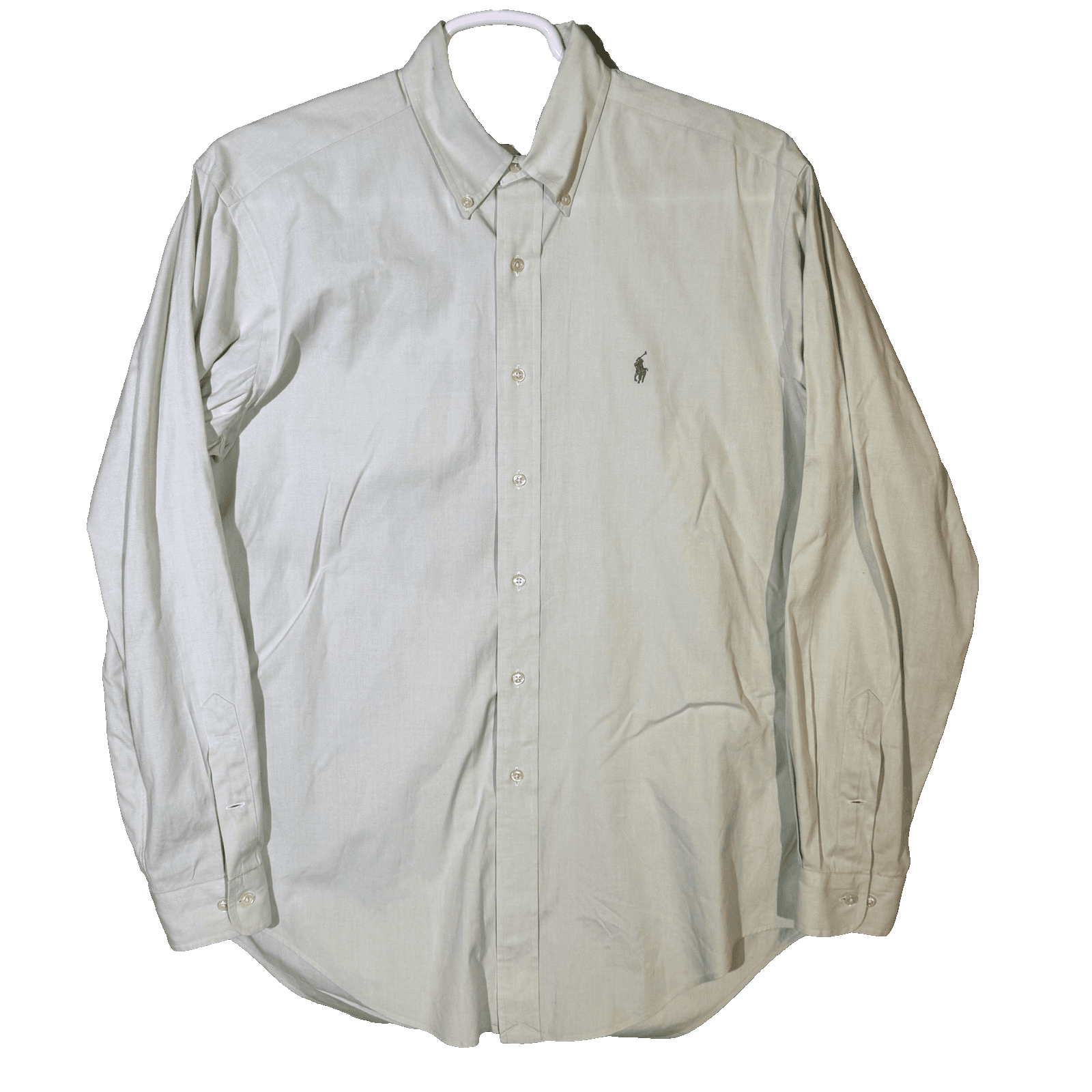 Ralph Lauren Shirt Mens Medium Green Classic Fit Button Down Long Sleeve Pony - Image 1