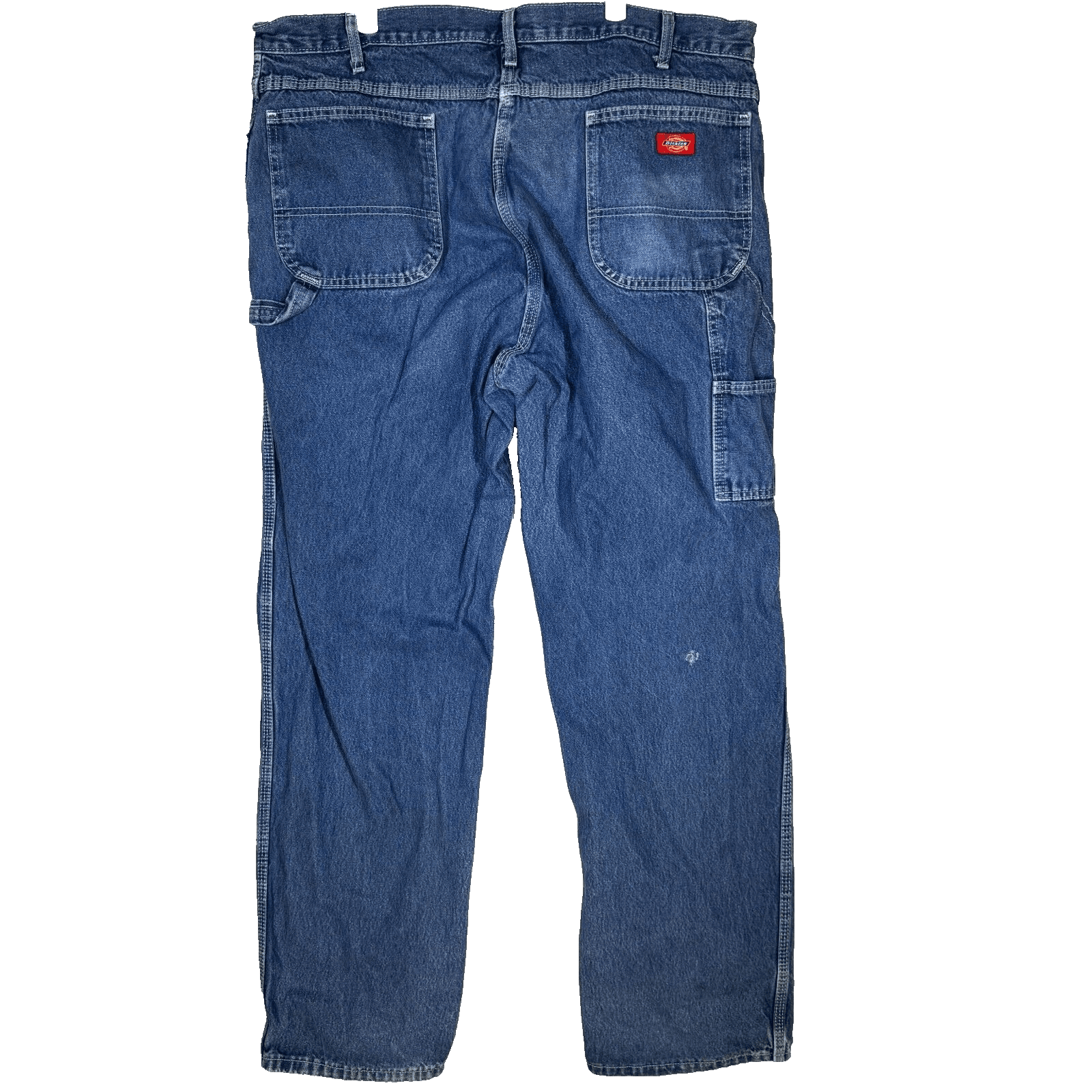 Dickies Carpenter Jeans Mens 42x34 Blue Denim Relaxed Fit Straight Leg - Thumbnail 2