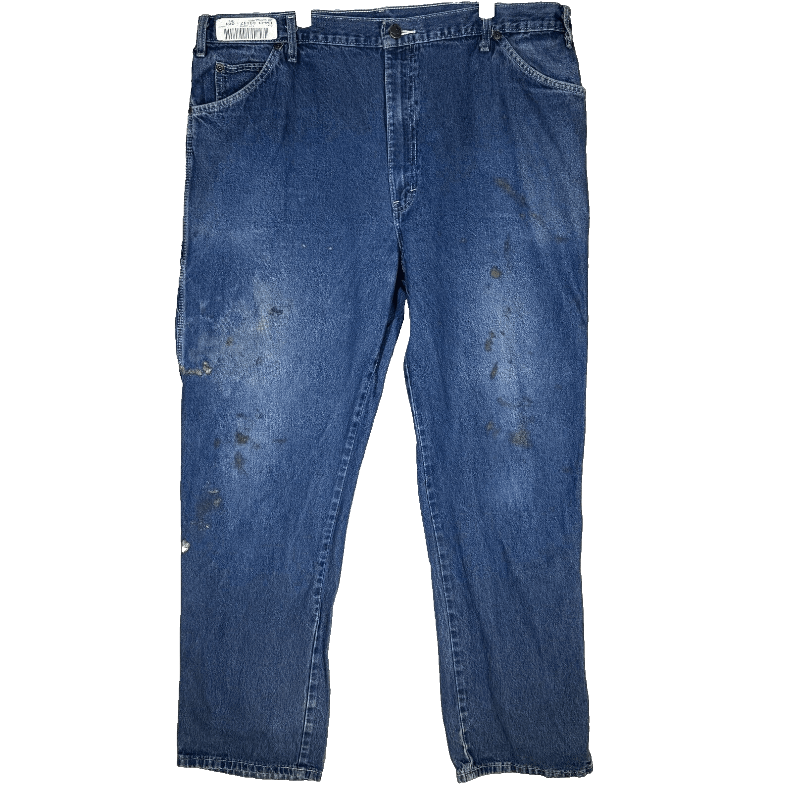 Dickies Carpenter Jeans Mens 42x34 Blue Denim Relaxed Fit Straight Leg - Image 1