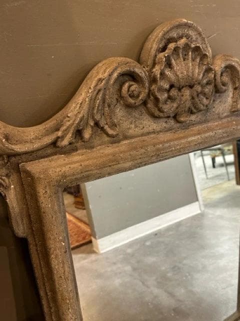 Cement Framed Mirror - Thumbnail 2