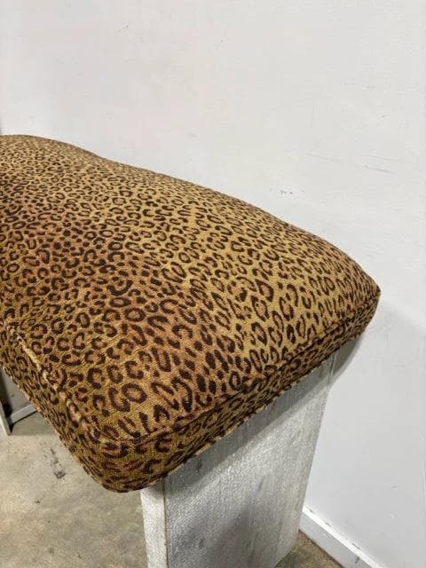 Large Custom Leopard Down Cushion - Thumbnail 2