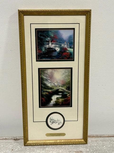 Romantic Bridges Framed Art by Thomas Kinkaid - Image 1