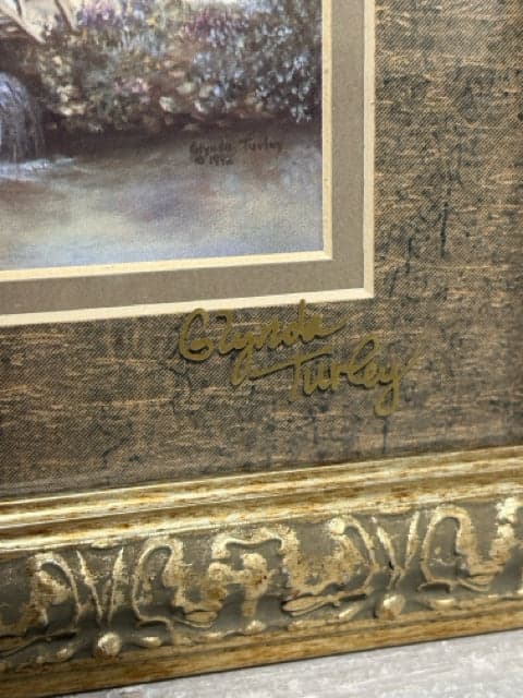 Set of 2 Old Mill Scenes in Gold Framed Art - Thumbnail 4