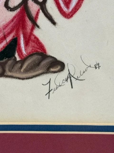 Sorcerer's Apprentice Mickey Sketch in Red Frame - Thumbnail 2