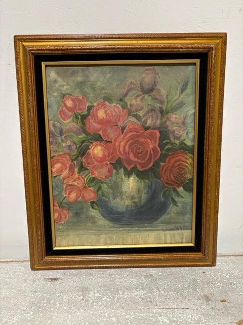 Floral Bouquet by Laura J. Jochens Framed Wall Art - Image 1