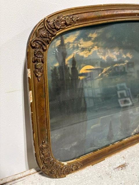 Vintage Framed Jesus Artwork - Thumbnail 3