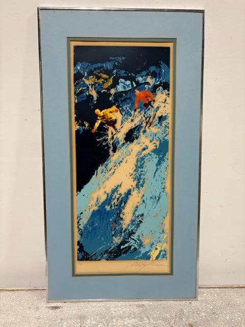Ski Slope by LeRoy Neiman #2/300 Framed Wall Art - Image 1