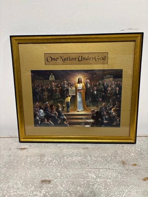 One Nation Under God Framed Wall Art - Image 1