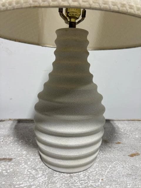 Cream Ceramic Lamp - Thumbnail 2