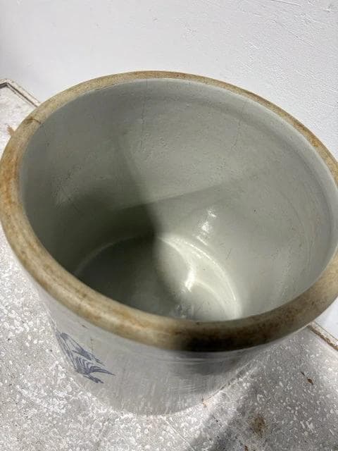 Western Stoneware Calla Lily 3 Gallon Stoneware Crock - Thumbnail 2