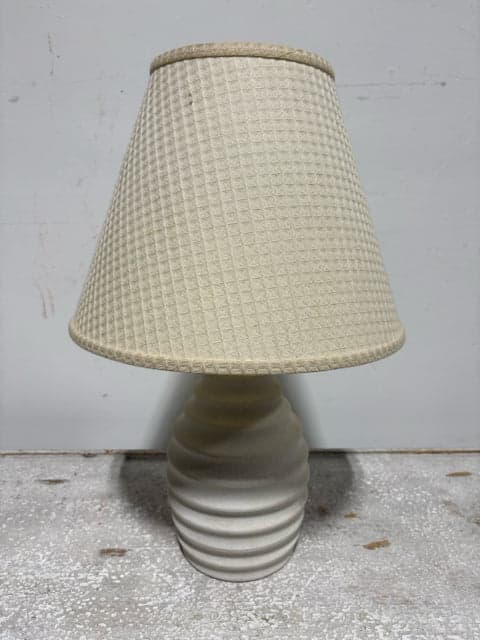 Cream Ceramic Lamp - Image 1
