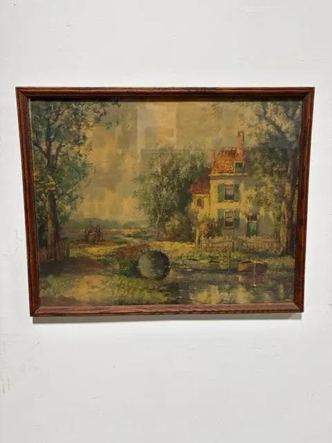 Le Chateau Print Framed Wall Art - Image 1