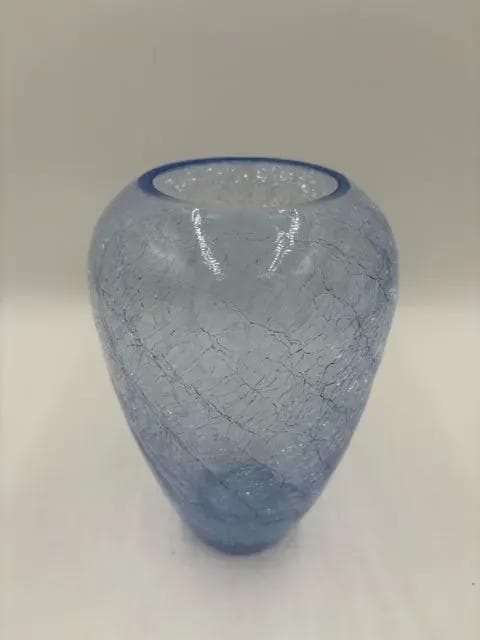 Light Blue Glass Vase - Image 1