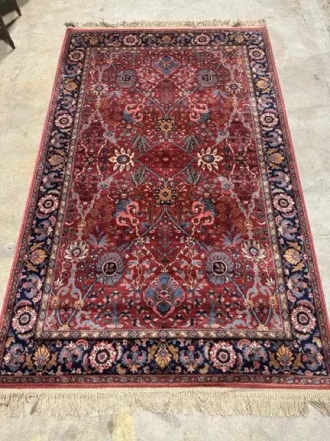 5'9"X9' Karastan Ispahan Multicolor Rug with Fringe - Image 1