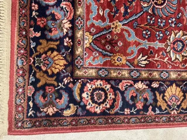 5'9"X9' Karastan Ispahan Multicolor Rug with Fringe - Thumbnail 2