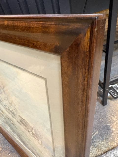 Sheep in the Pasture Print Framed Wall Art - Thumbnail 2