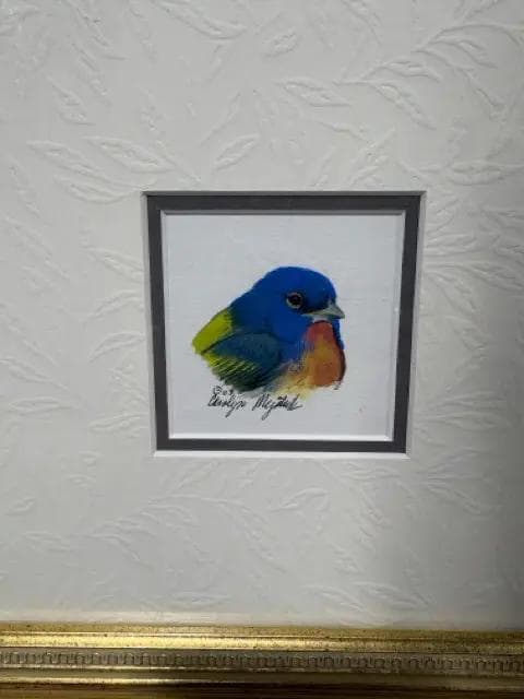 "Painted Bunting" By Ray Harm Framed Artwork - Thumbnail 2