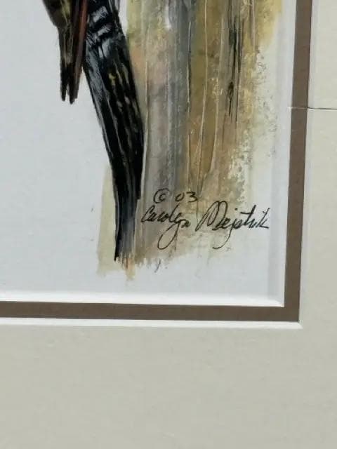 Northern Flicker Woodpecker by Carolyn Mejstrik Framed Wall Art - Thumbnail 2