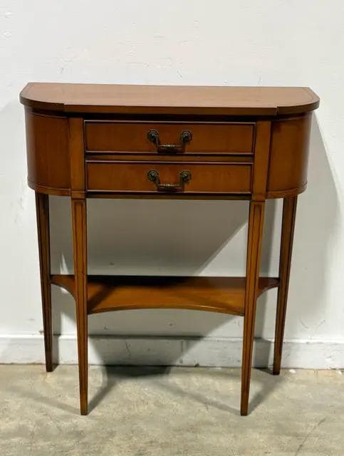 Hekman 2 Drawer Accent Table - Image 1