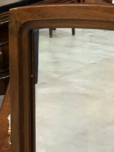 Antique Wooden Framed Wall Mirror - Thumbnail 2