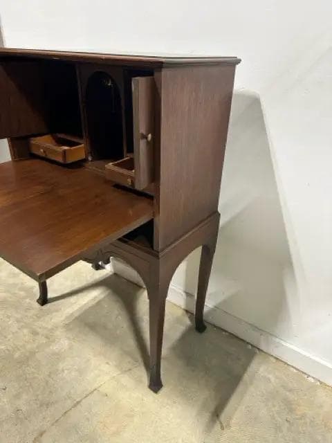 Wooden Secretary Desk - Thumbnail 4