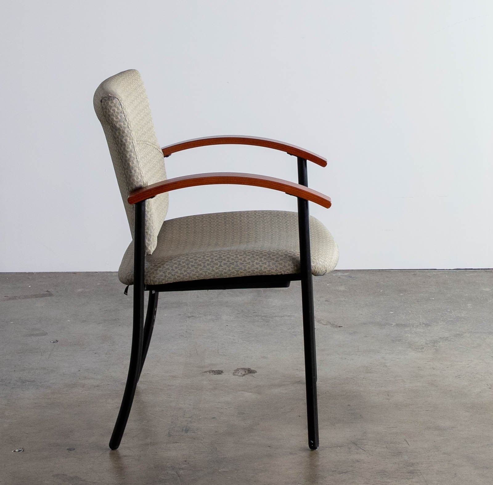 Desk / Office Chairs w/ Upholstered Seats, Set of 2 - Thumbnail 4