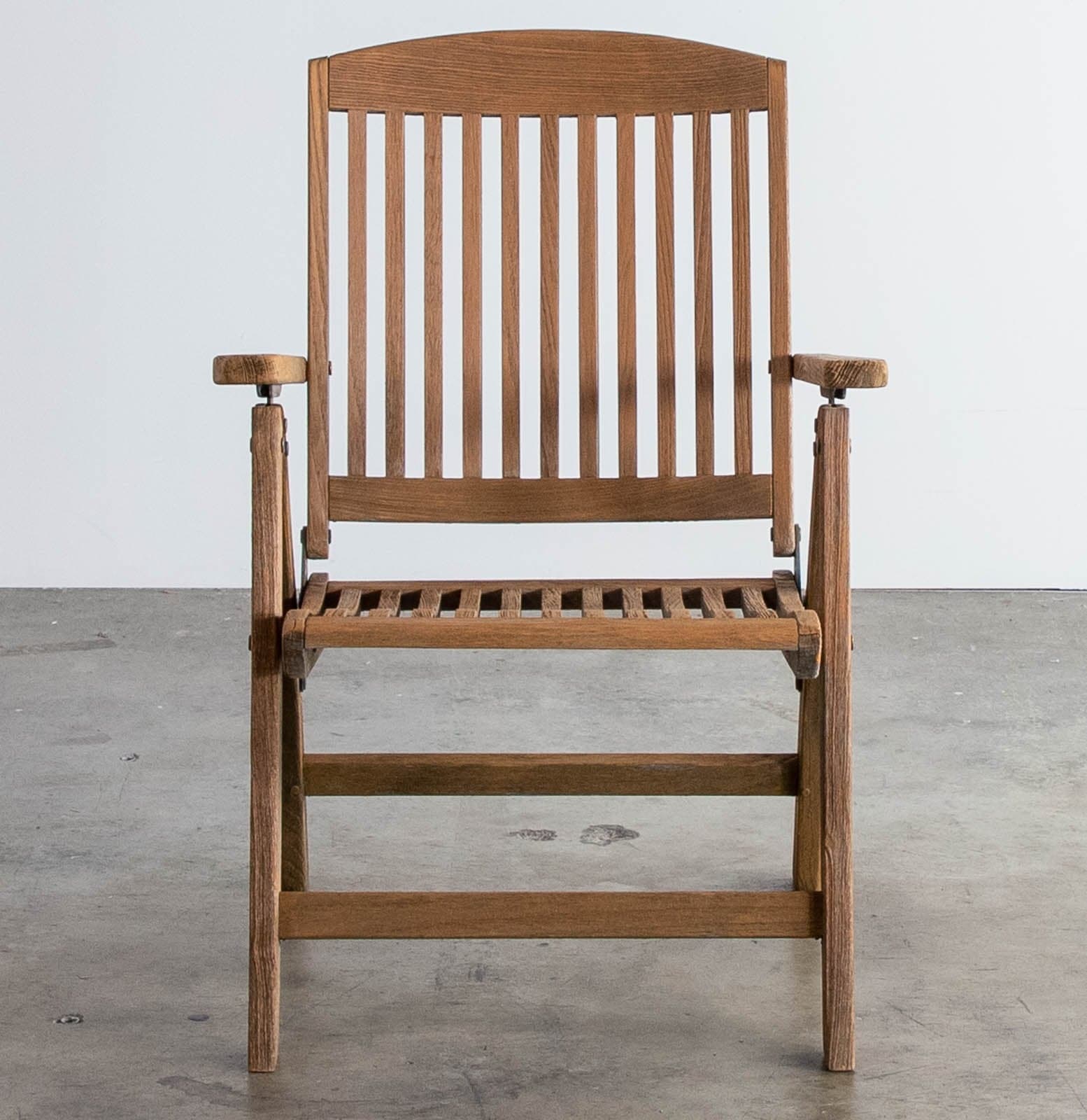 Gardenside Teak Patio Table and 4 Folding Chairs - Thumbnail 3