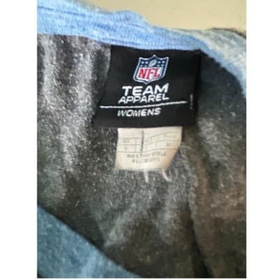 NFL Team Apparel Indianapolis Colts T-Shirt Womens Med Grey Blue Raglan V-Neck - Thumbnail 3