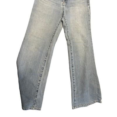 Seven7 Premium Denim Flare Jeans Women Size 8 Light Wash Stretch Blue Denim - Image 1