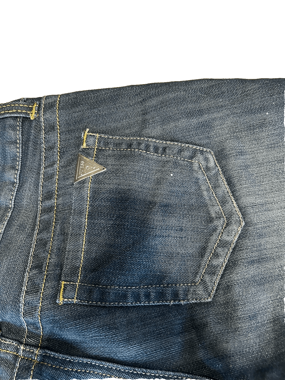 Guess Size 28 Womens Jeans Pismo Straight Low Rise Dark Wash Vintage - Thumbnail 4