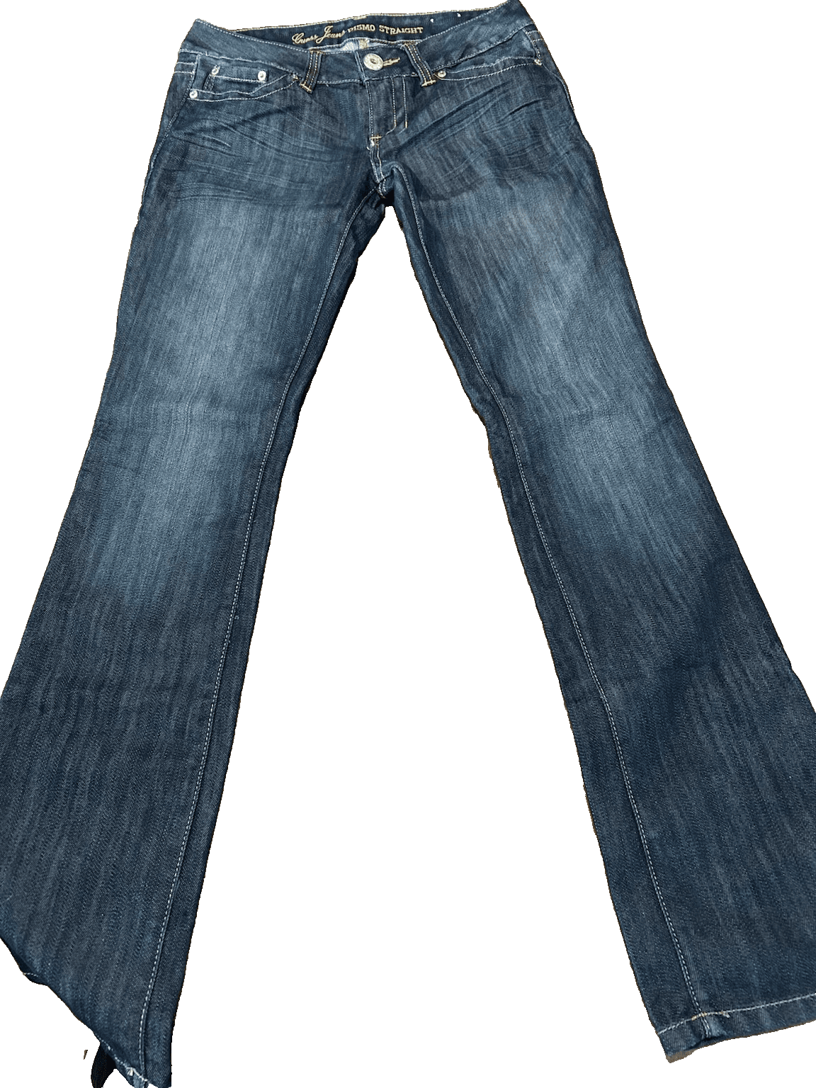 Guess Size 28 Womens Jeans Pismo Straight Low Rise Dark Wash Vintage - Image 1