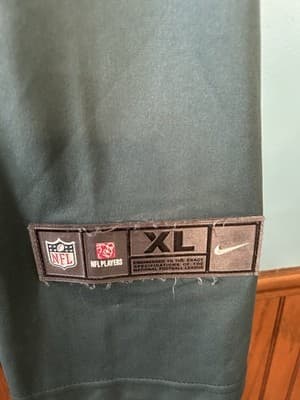 NFL Philadelphia Eagles 11 Wentz Green Jersey Men's Size XL - Thumbnail 3