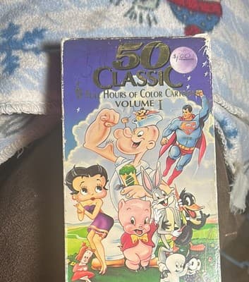 50 Classic Cartoons Volume 1 VHS - Image 1