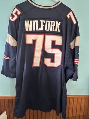 Authentic Vince Wilfork New England Patriots On Field Jersey Mens 6xl - Thumbnail 8