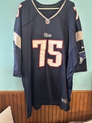 Authentic Vince Wilfork New England Patriots On Field Jersey Mens 6xl - Image 1