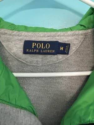 Polo Ralph Lauren Hoodie Men’s XL Full Zip+ Gray Sweatshirt Cotton Blend NICE - Thumbnail 2