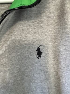 Polo Ralph Lauren Hoodie Men’s XL Full Zip+ Gray Sweatshirt Cotton Blend NICE - Thumbnail 3