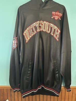 Vintage Fubu Dirty South Sweater City Edition Hoodie 2XL #05 Athletics 1992 Rare - Image 1