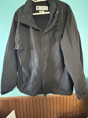 Columbia Interchange Rain Jacket XXL Black - Image 1