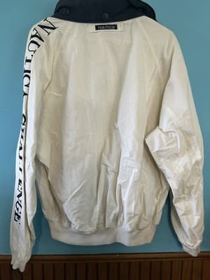 Vintage 90s Nautica Challenge J Class Bomber Jacket Sz L Sailing Gear Nice Fade - Thumbnail 7