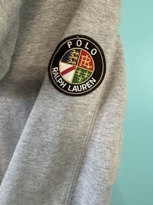 Polo Ralph Lauren Hoodie Men’s XL Full Zip+ Gray Sweatshirt Cotton Blend NICE - Thumbnail 6