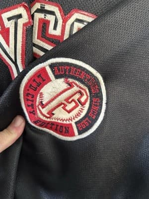 Vintage Fubu Dirty South Sweater City Edition Hoodie 2XL #05 Athletics 1992 Rare - Thumbnail 5