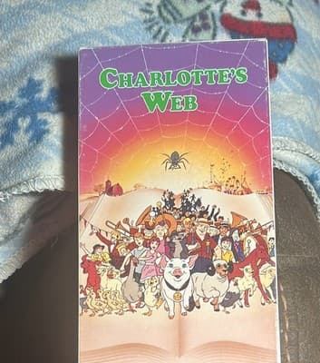 VHS Lot Bundle Charlotte's Web - Rudolph - Care Bears - Image 1
