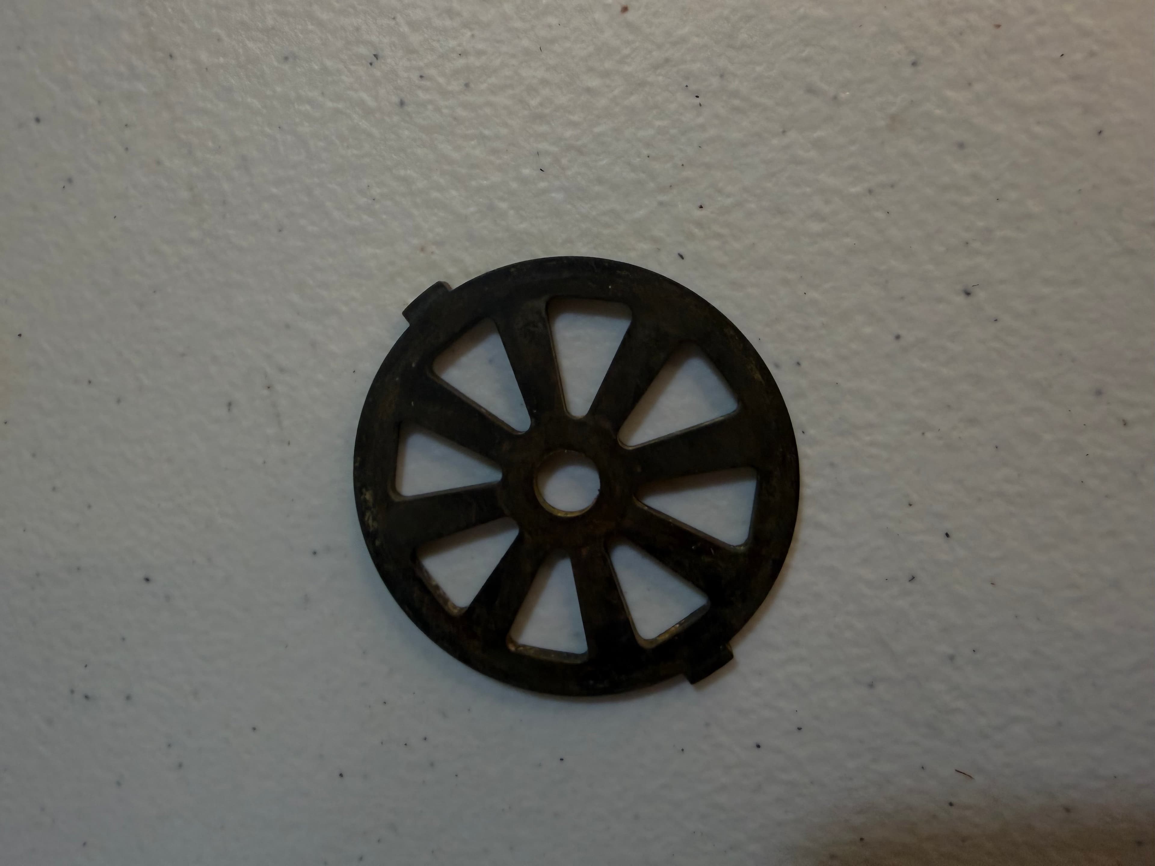 Vintage Metal Meat Grinder with Disc - Thumbnail 2