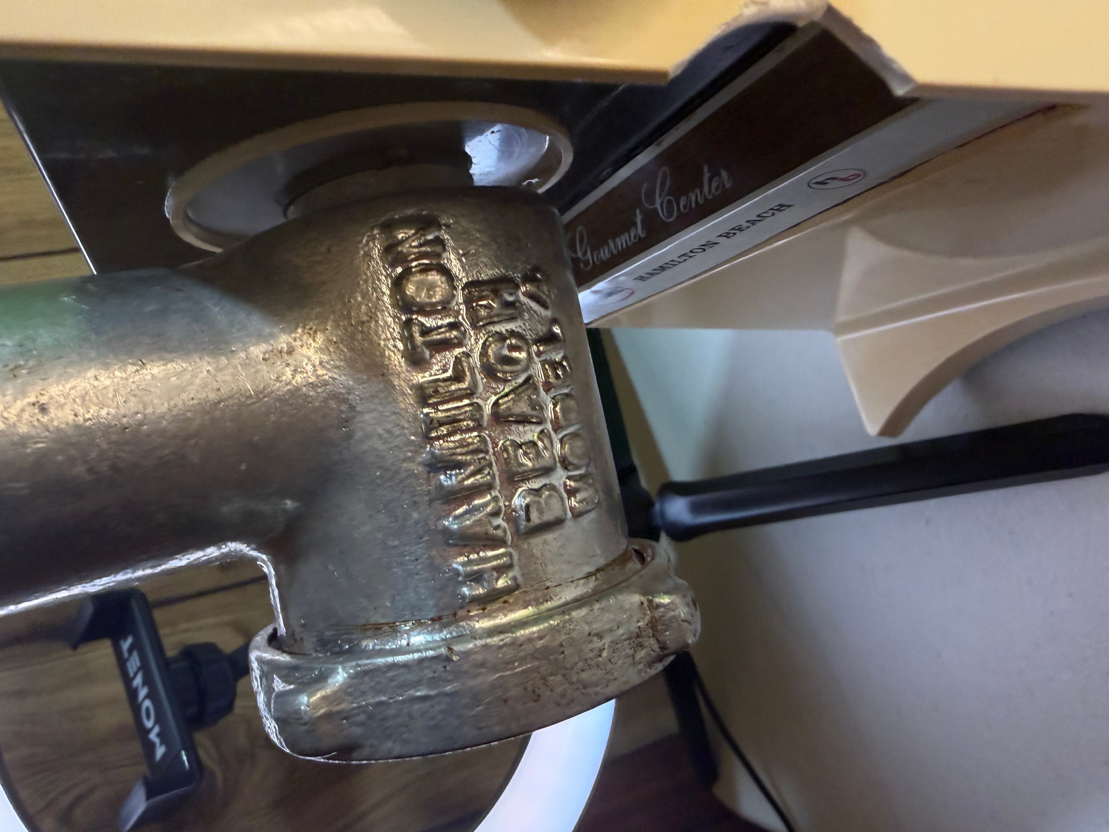 Vintage Hamilton Beach Meat Grinder and Food Chopper with Attachments - Thumbnail 9