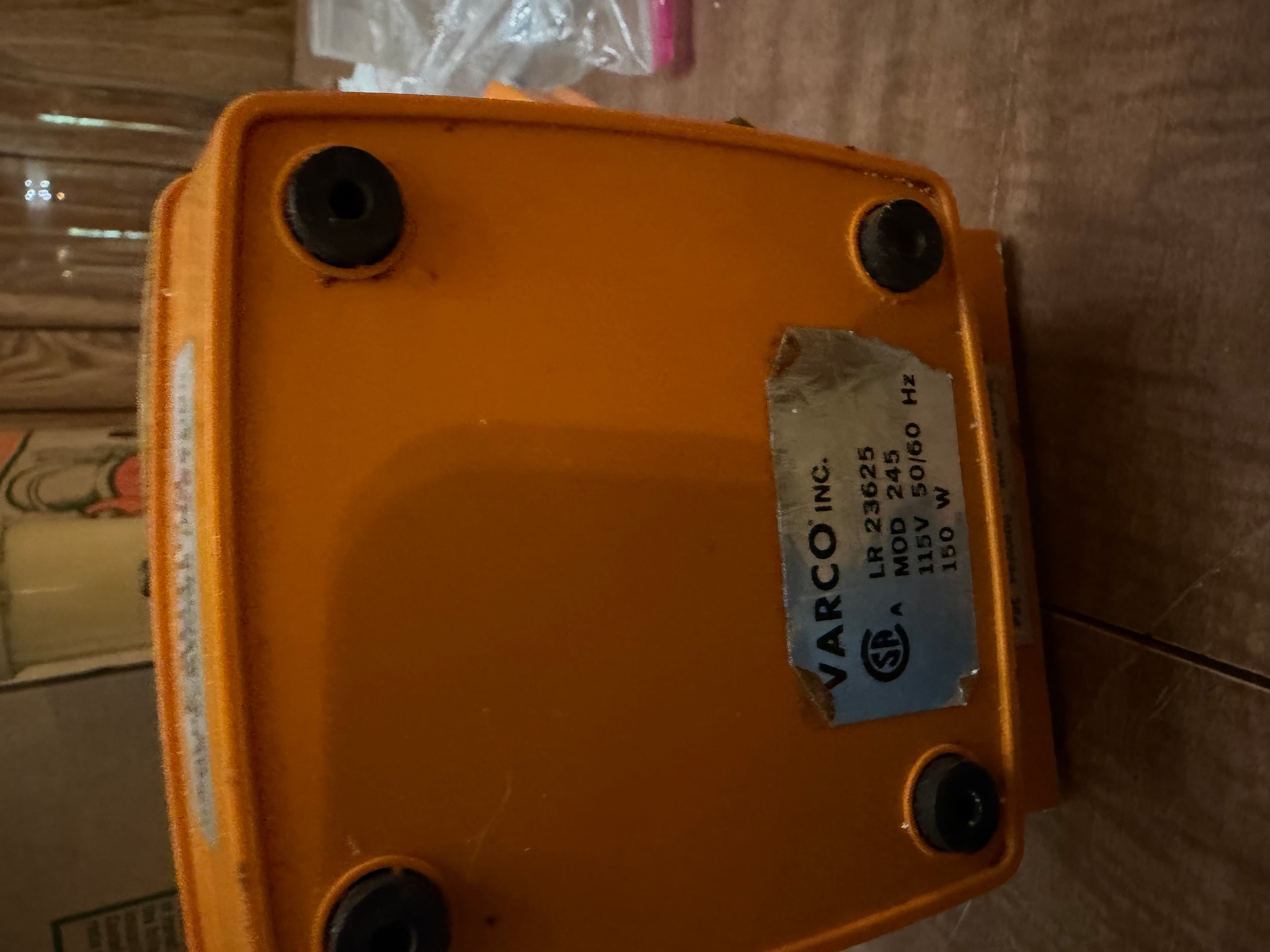 Vintage Moulinex Charlotte 245 Electric Meat Grinder Juicer MCM Made France - Thumbnail 3