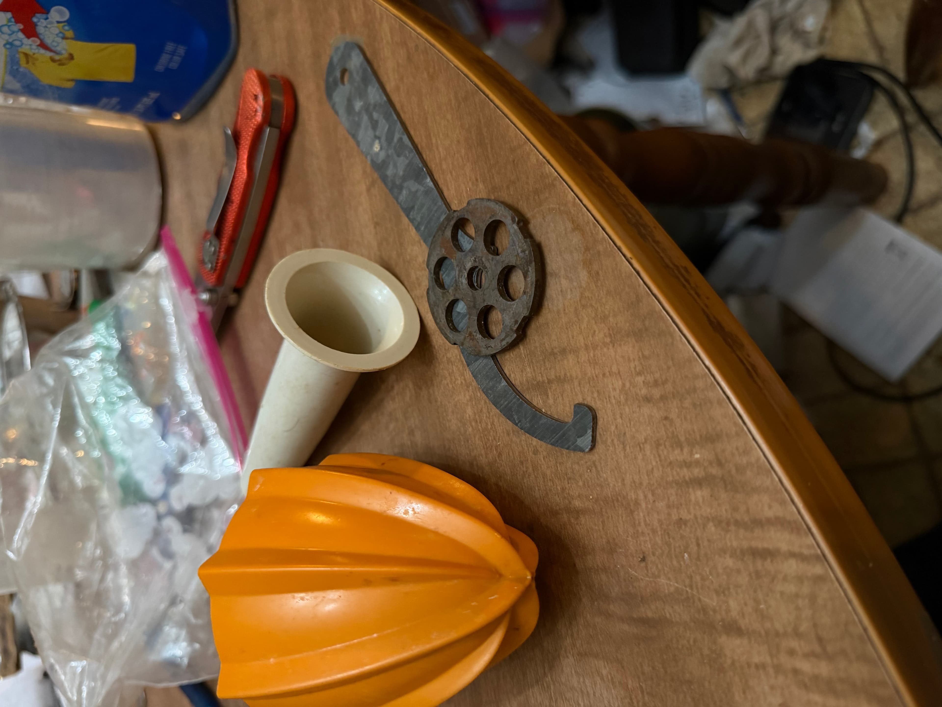 Vintage Moulinex Charlotte 245 Electric Meat Grinder Juicer MCM Made France - Thumbnail 6