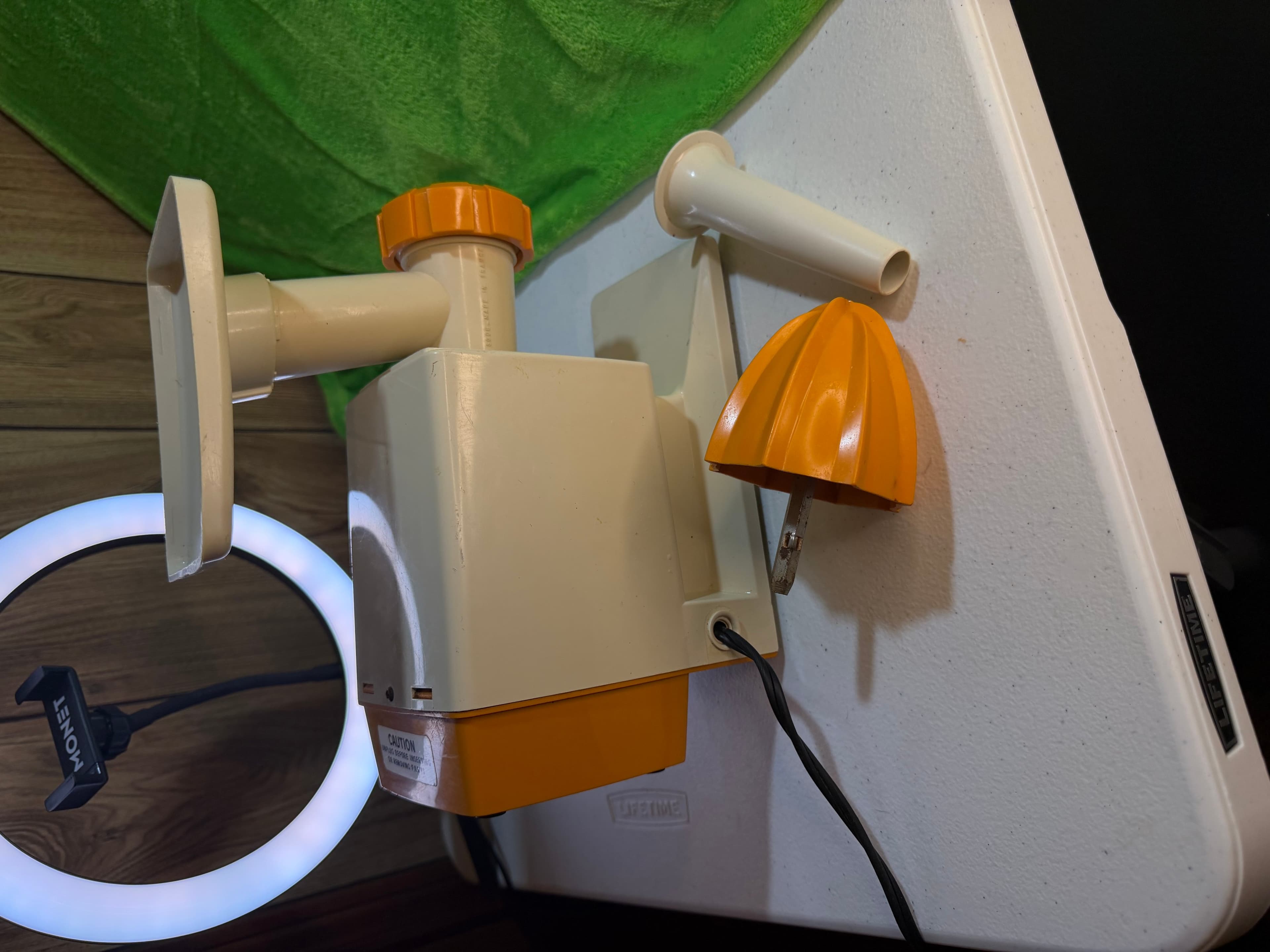 Vintage Moulinex Charlotte 245 Electric Meat Grinder Juicer MCM Made France - Thumbnail 7