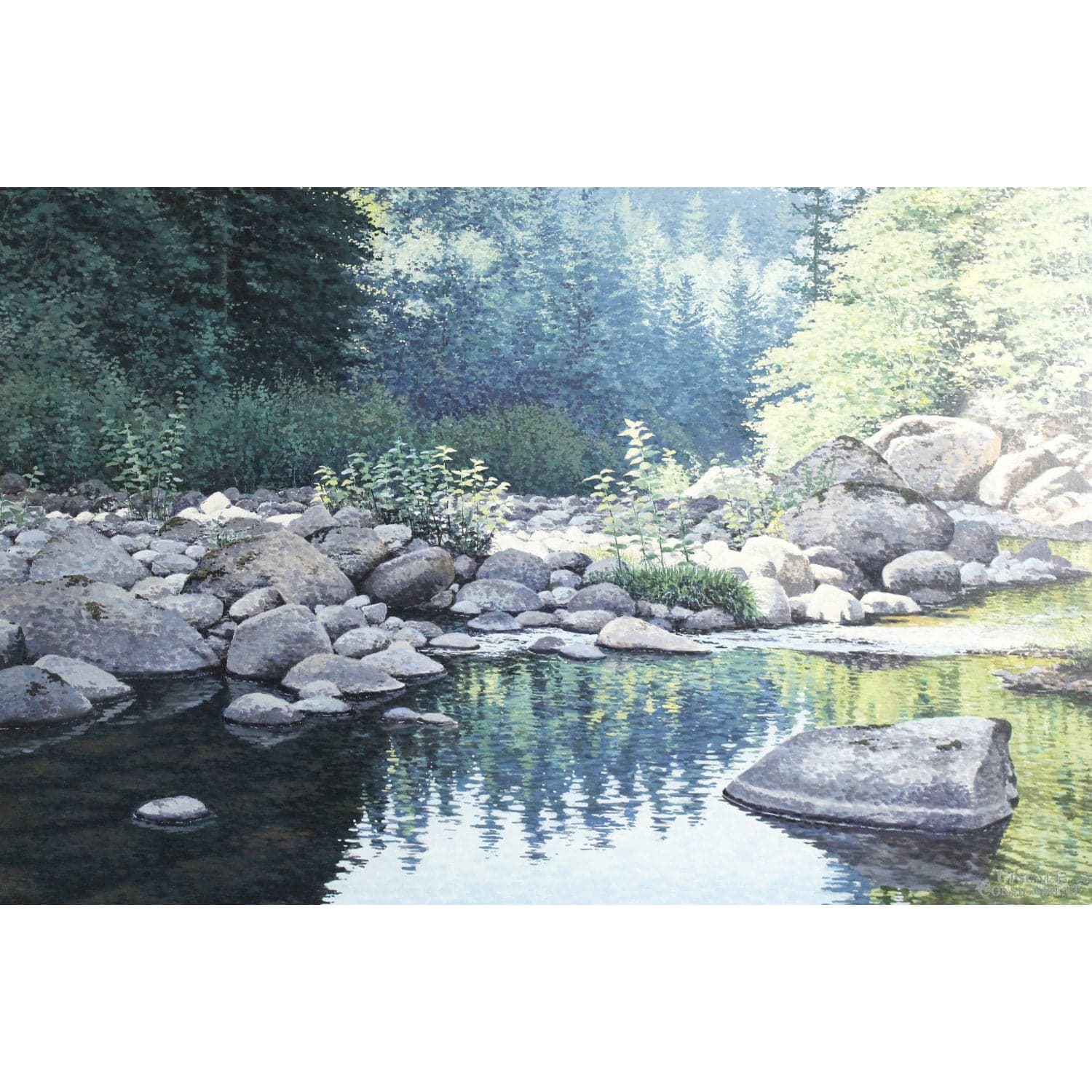 Framed Landscape Print by John Paul Braman - Thumbnail 2
